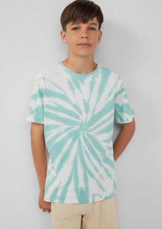 s.Oliver Batik-T-Shirt aus Jersey - ozeangrün s.Oliver Batik-T-Shirt aus Jersey - ozeangrün