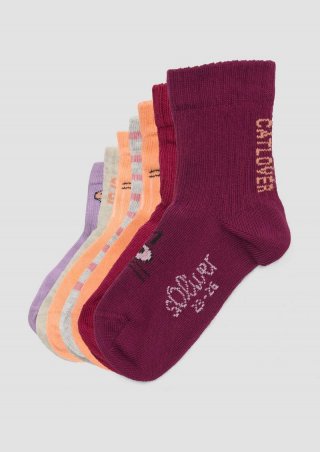 s.Oliver Socken im 7er-Pack mit verschiedenen Motiven - lavendel s.Oliver Socken im 7er-Pack mit verschiedenen Motiven - lavendel