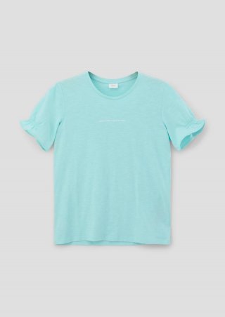 s.Oliver T-Shirt mit Schriftprint - türkis s.Oliver T-Shirt mit Schriftprint - türkis