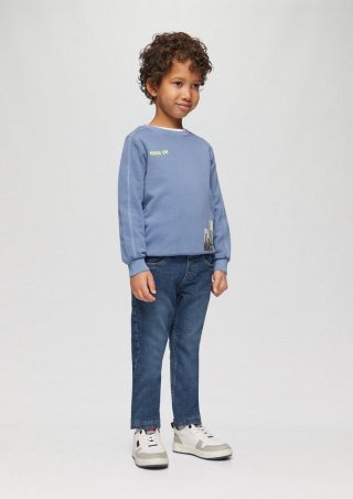 s.Oliver Gefütterte Jeans Pelle / Regular Fit / Mid Rise / Straight Leg - blau
