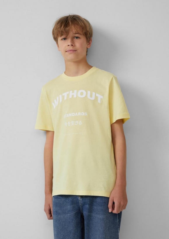 s.Oliver T-Shirt mit Frontprint - helles zitrone s.Oliver T-Shirt mit Frontprint - helles zitrone