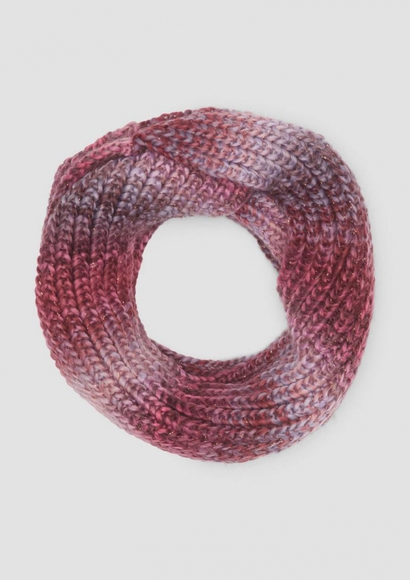 s.Oliver Strick-Loop mit Farbverlauf und Glitzergarn - pink s.Oliver Strick-Loop mit Farbverlauf und Glitzergarn - pink