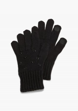 s.Oliver Handschuhe aus Modalmix - schwarz s.Oliver Handschuhe aus Modalmix - schwarz