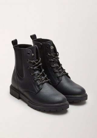s.Oliver Boots mit Elastikeinsatz - schwarz s.Oliver Boots mit Elastikeinsatz - schwarz