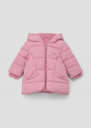 s.Oliver Steppmantel mit Allovermuster - rosa s.Oliver Steppmantel mit Allovermuster - rosa