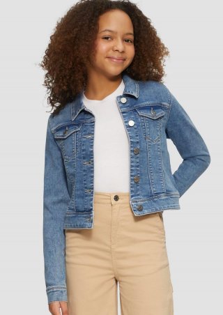 s.Oliver Jeansjacke mit Used-Effekt - blau s.Oliver Jeansjacke mit Used-Effekt - blau