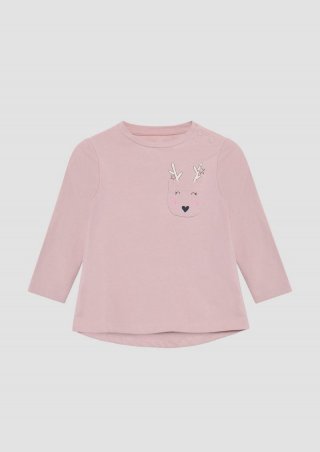 s.Oliver Longsleeve mit aufgesetzter Brusttasche und Print - zartrosa s.Oliver Longsleeve mit aufgesetzter Brusttasche und Print - zartrosa