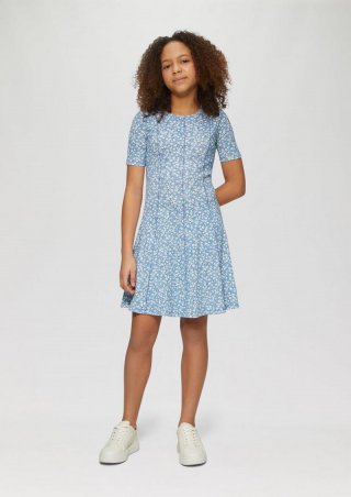 s.Oliver Ausgestelltes Kleid mit Teilungsnähten - himmelblau s.Oliver Ausgestelltes Kleid mit Teilungsnähten - himmelblau