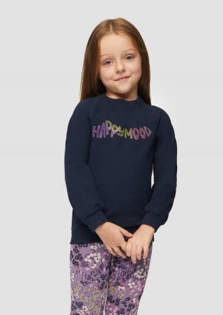 s.Oliver Sweatshirt mit Schmucksteinen - navy s.Oliver Sweatshirt mit Schmucksteinen - navy
