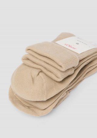 s.Oliver Plüschsocken im Doppelpack - beige s.Oliver Plüschsocken im Doppelpack - beige