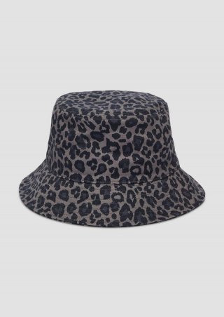 s.Oliver Bucket Hat mit Animal-Muster - dunkelgrau s.Oliver Bucket Hat mit Animal-Muster - dunkelgrau