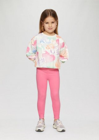 s.Oliver Leggings aus Baumwollstretch mit Glitzerbund - pink s.Oliver Leggings aus Baumwollstretch mit Glitzerbund - pink