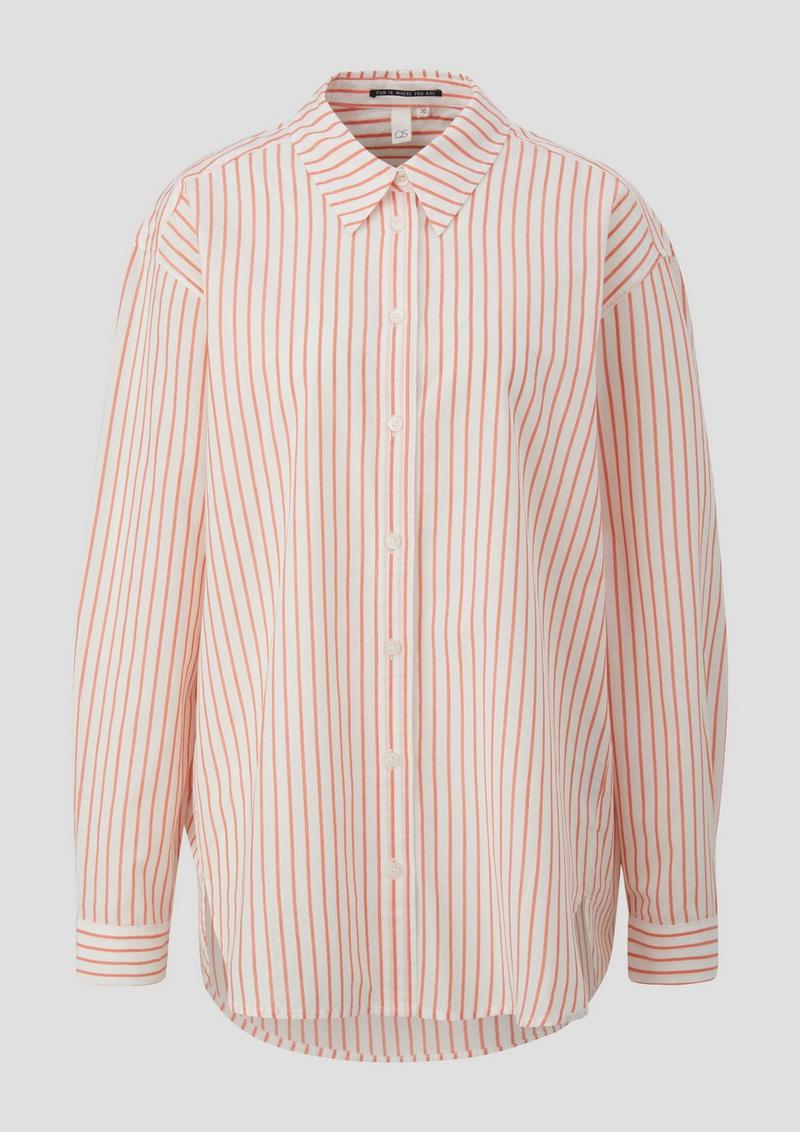 s.Oliver Longbluse mit Streifen - orange