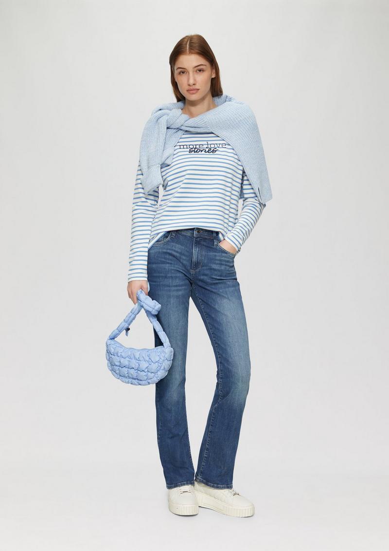 s.Oliver Crossbody-Bag mit 3D-Effekt - hellblau