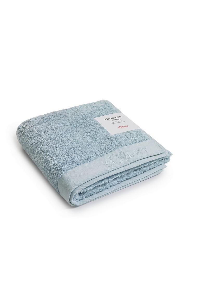 s.Oliver Handtuch aus reiner Baumwolle - hellblau