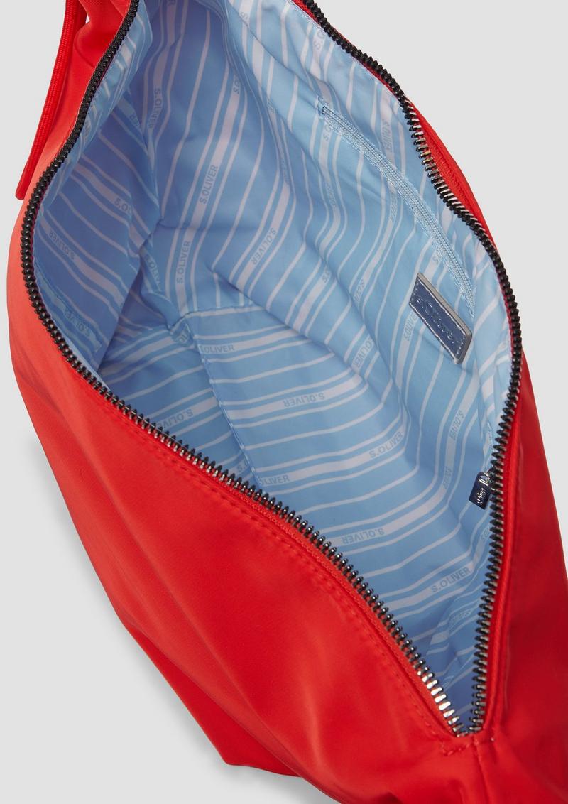 s.Oliver Crossbody-Bag mit gerafftem Schultergurt - rot