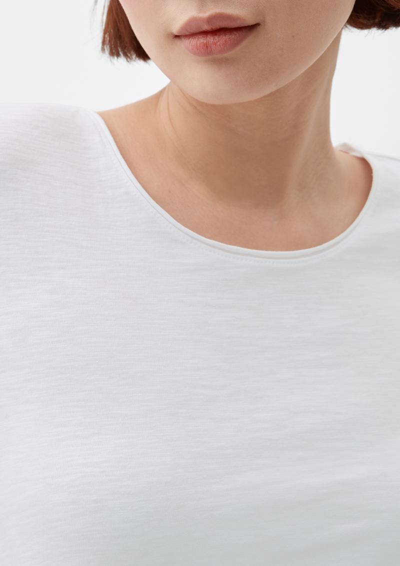 s.Oliver T-Shirt aus Baumwolle - weiß