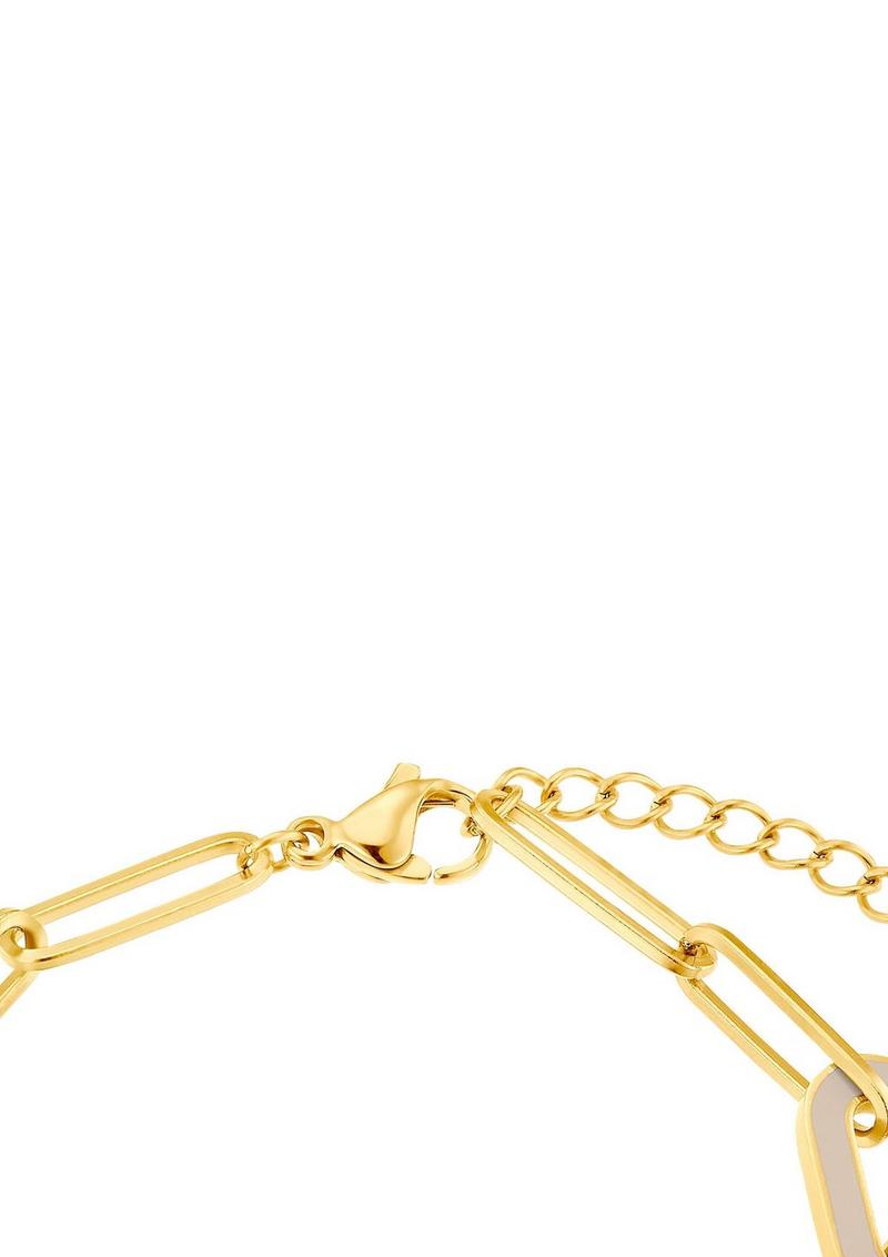 s.Oliver Statement-Armband aus Edelstahl - gold