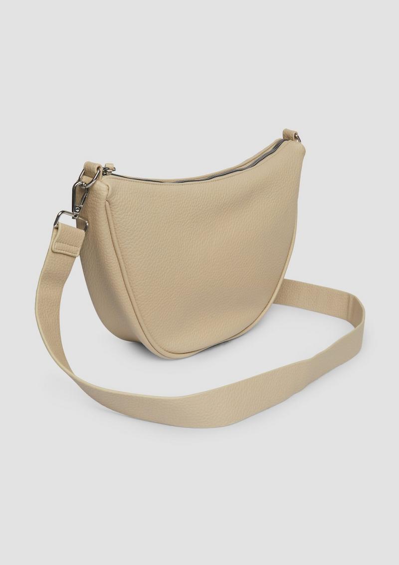 s.Oliver Halfmoon Bag aus Lederimitat - beige