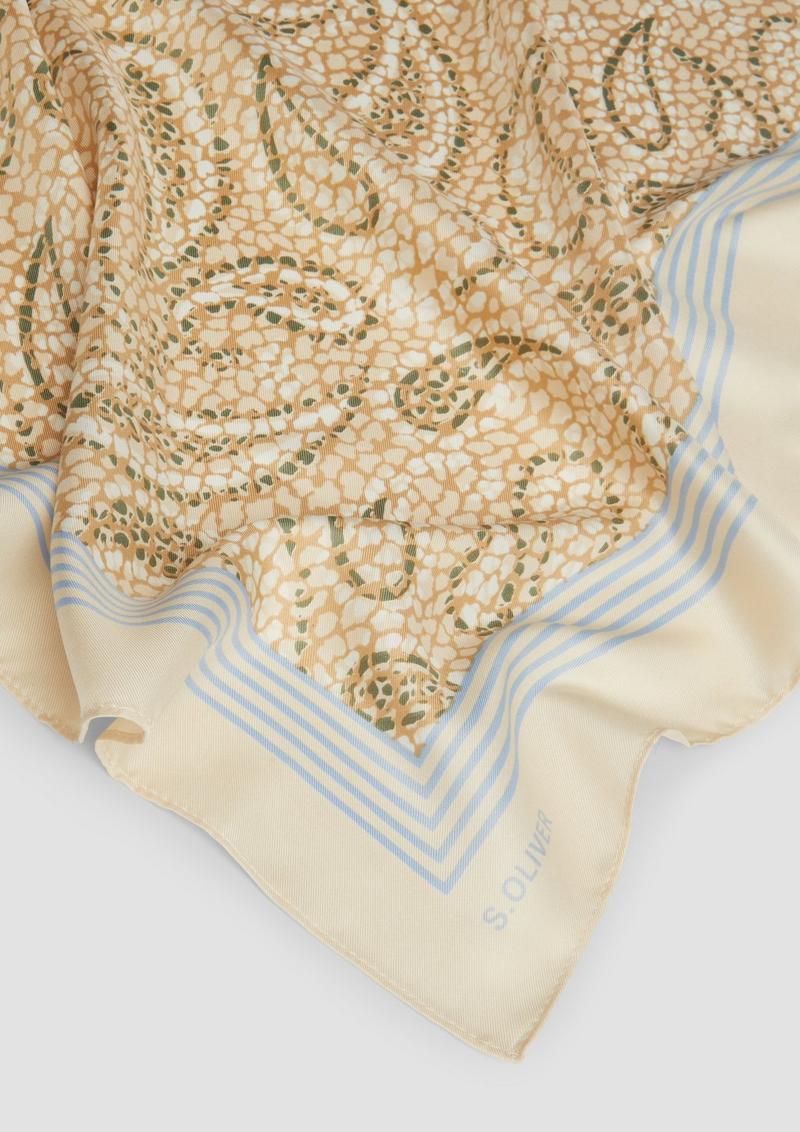 s.Oliver Nickituch mit Paisley-Artwork - sandstein