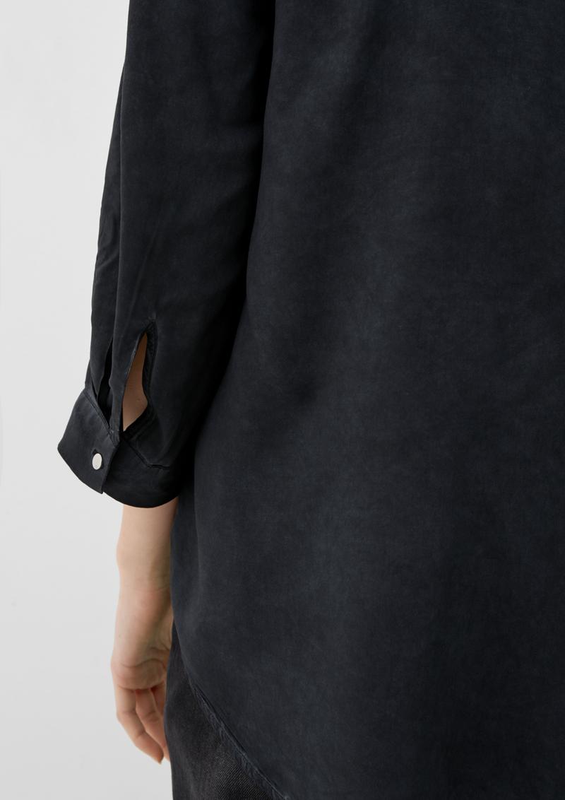s.Oliver Viskosebluse mit Farbeffekt - schwarz