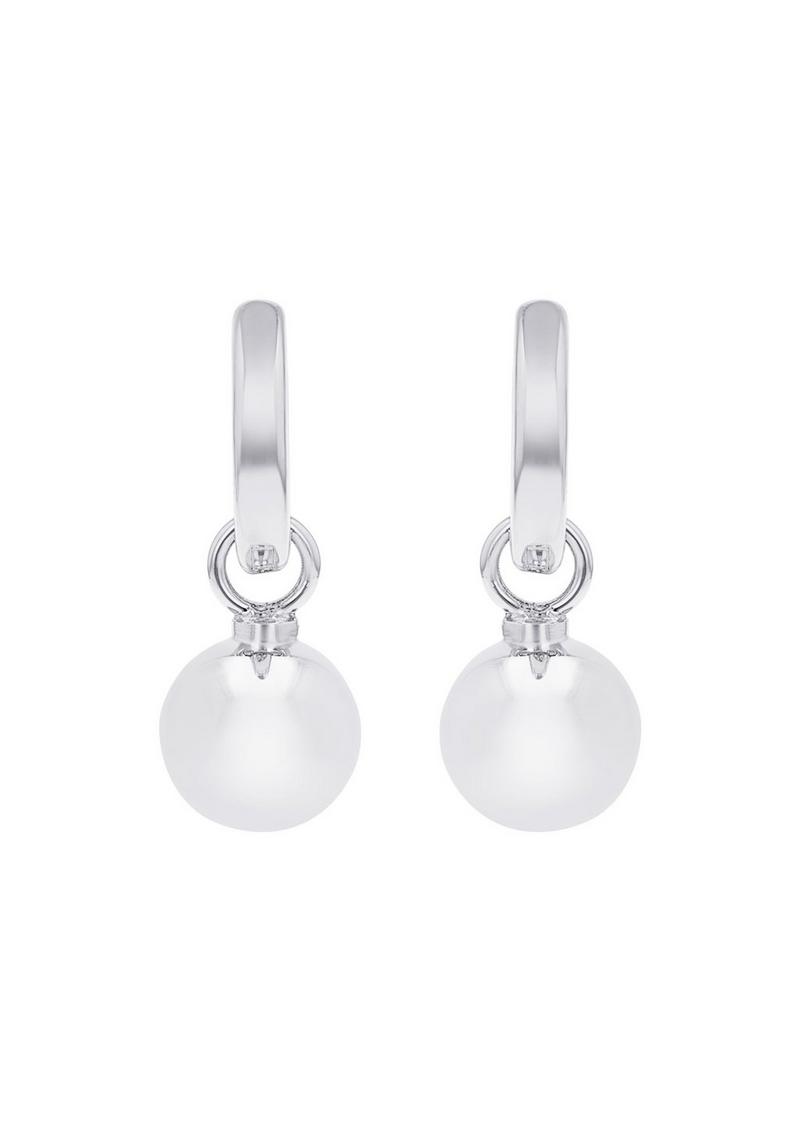 s.Oliver Silber-Ohrstecker in Perlen-Optik - silber