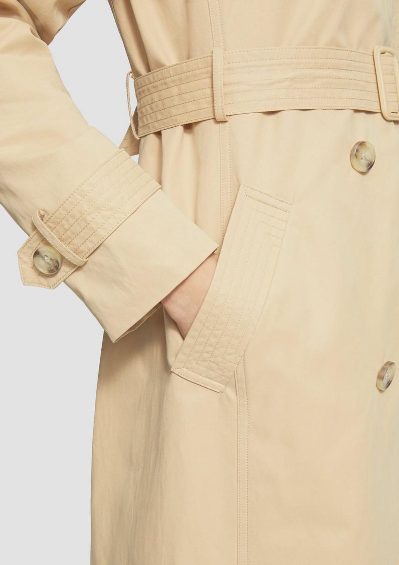 s.Oliver Trenchcoat mit Streifen-Futter - sandstein