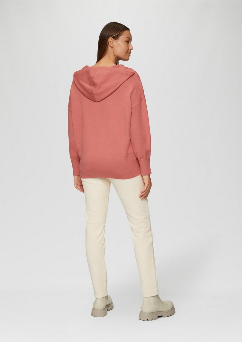 s.Oliver Oversized Strickpullover aus Viskosemix - koralle