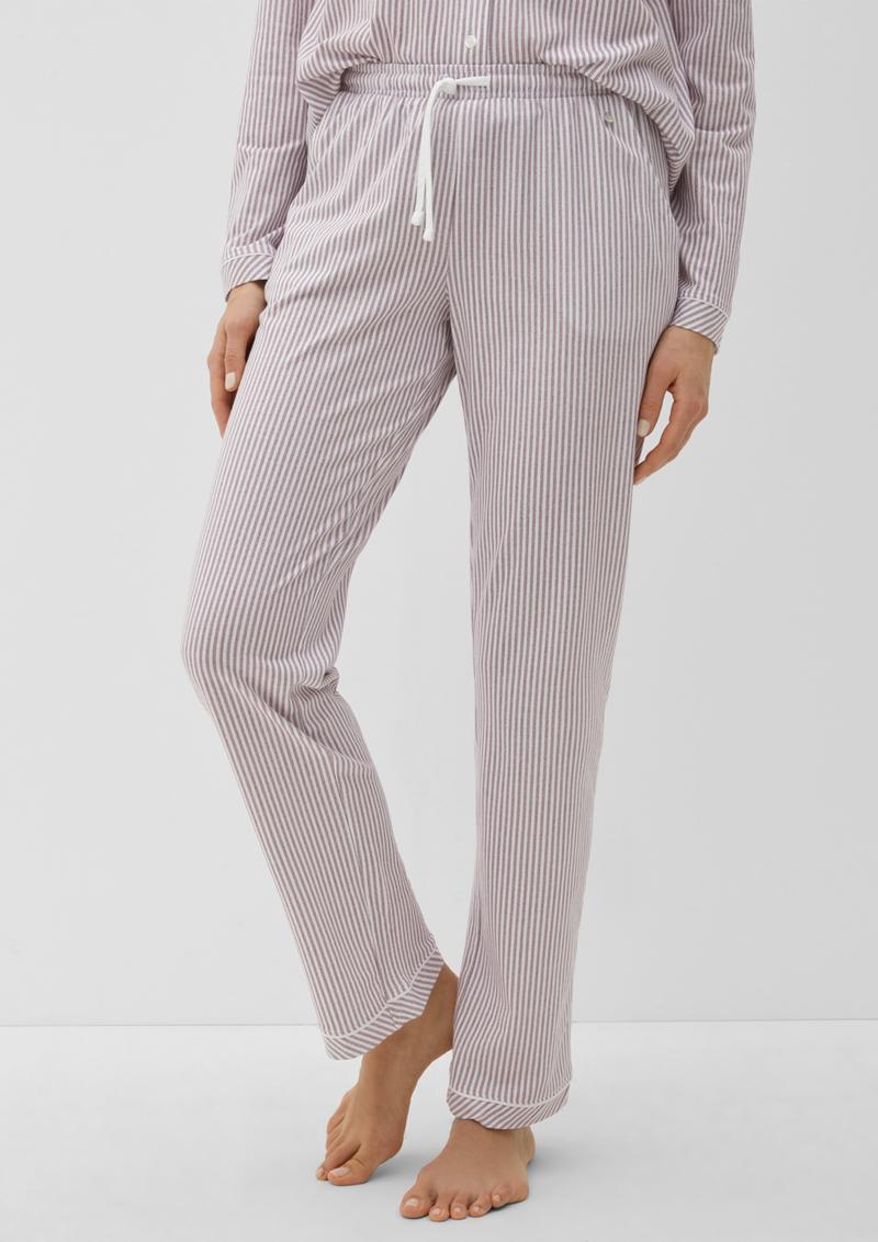 s.Oliver Lange Pyjamahose - lila
