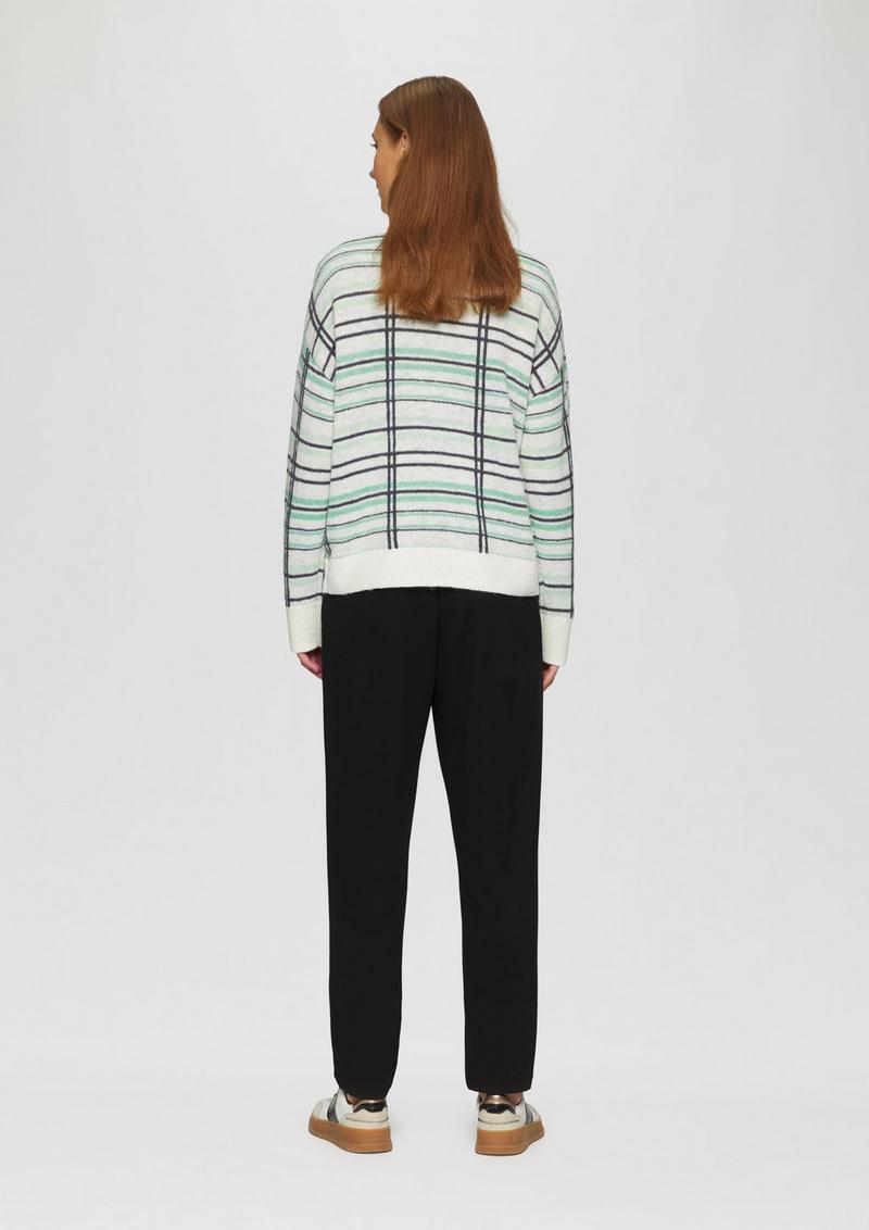 s.Oliver Jogpants aus Struktur-Jersey - schwarz