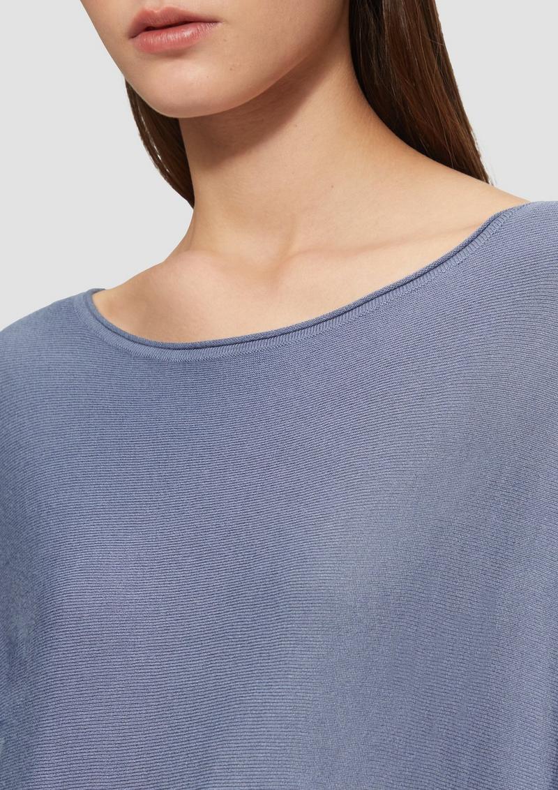 s.Oliver Strickpullover mit Fledermausärmeln - blassblau