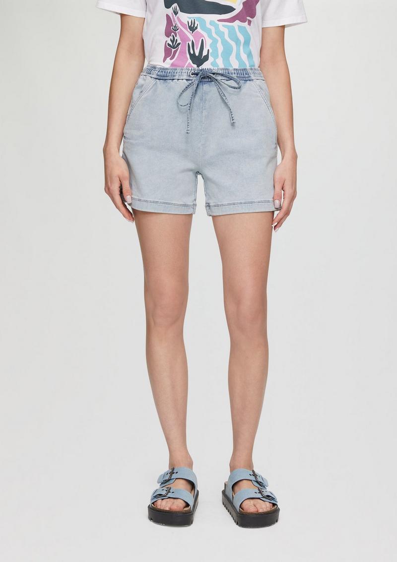 s.Oliver Jeans-Short / Mid Rise / Elastikbund - blau