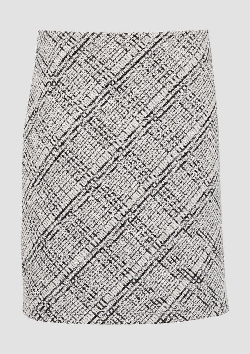 s.Oliver Elastischer Jacquard-Rock aus Sweat - ecru