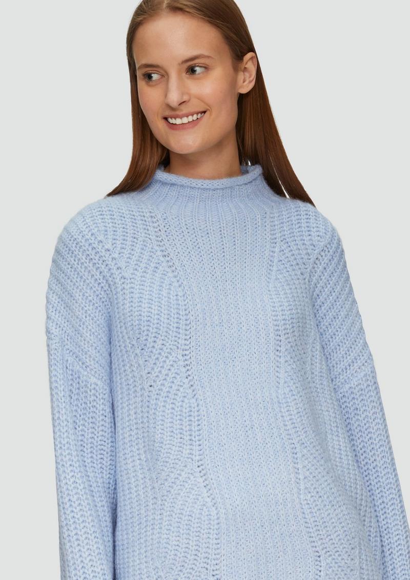 s.Oliver Relaxed Fit Pullover aus Alpakamix - hellblau