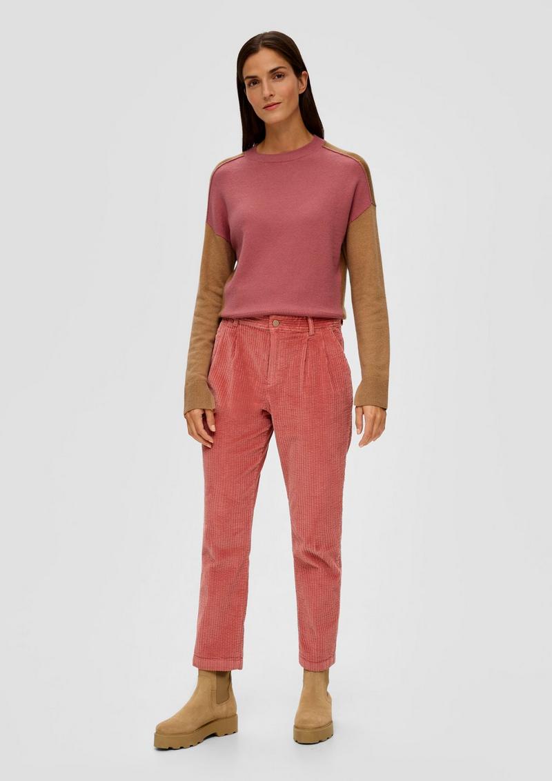 s.Oliver Pullover aus Wollmix - papaya