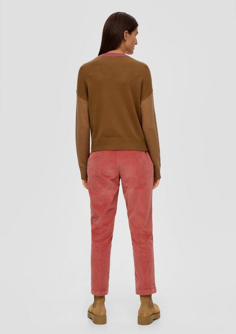 s.Oliver Pullover aus Wollmix - papaya