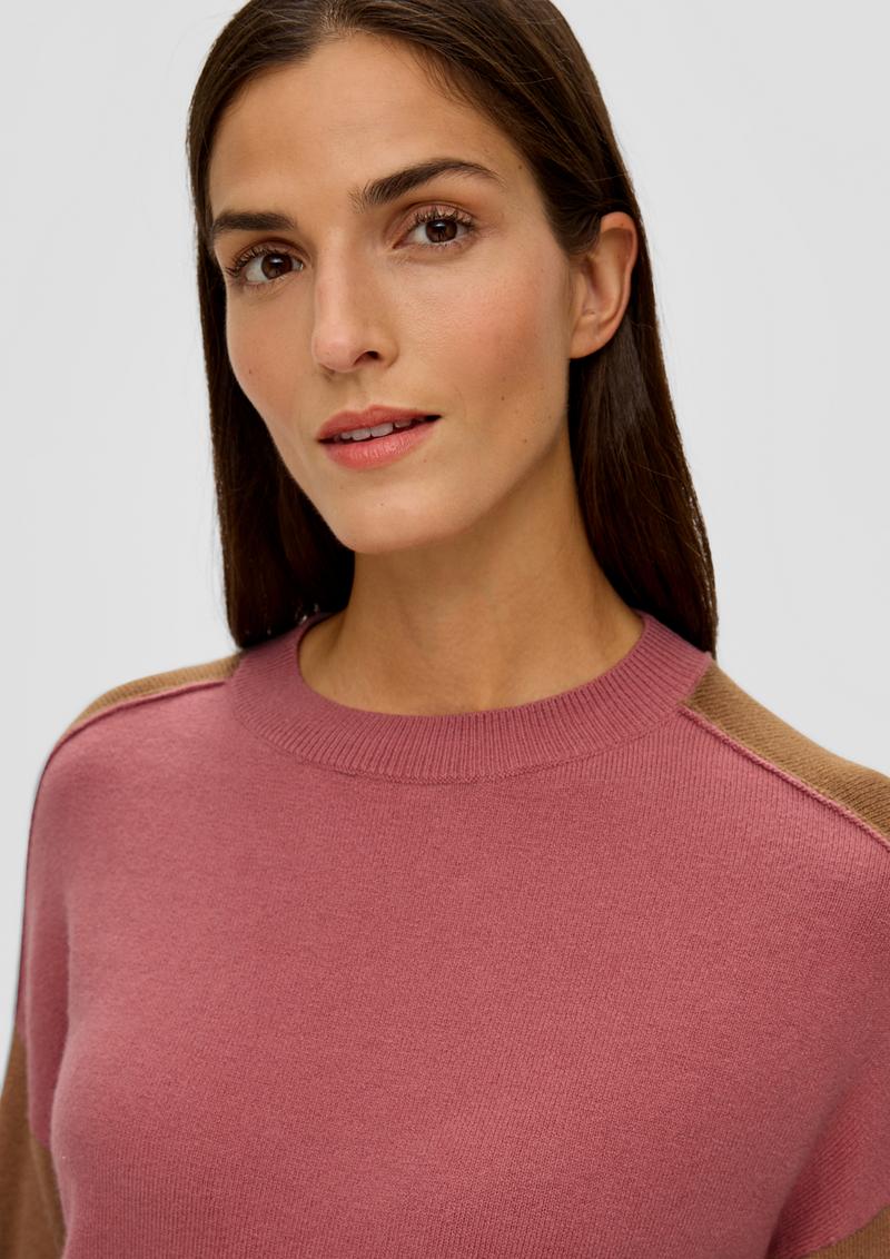 s.Oliver Pullover aus Wollmix - papaya