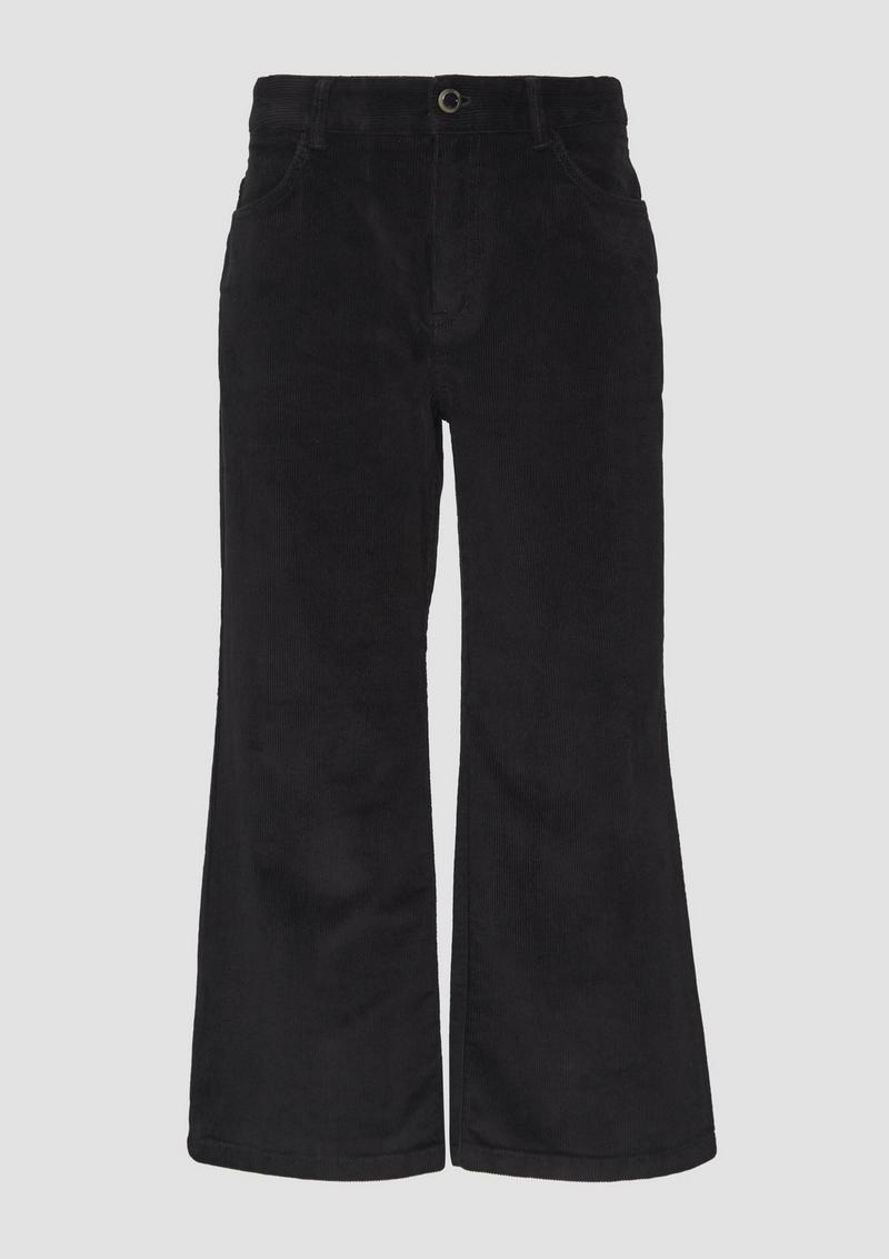 s.Oliver Elastische Culotte aus Cord - schwarz