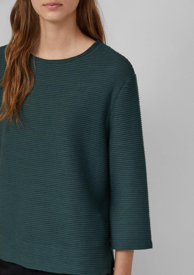 s.Oliver Leichtes Sweatshirt mit Struktur - petrol