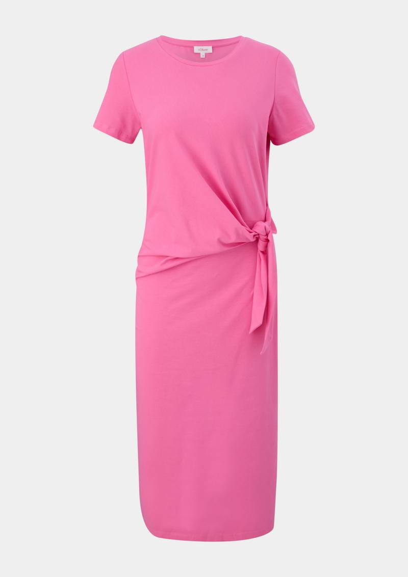 s.Oliver Kleid aus Baumwollstretch - pink