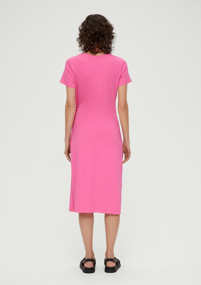 s.Oliver Kleid aus Baumwollstretch - pink