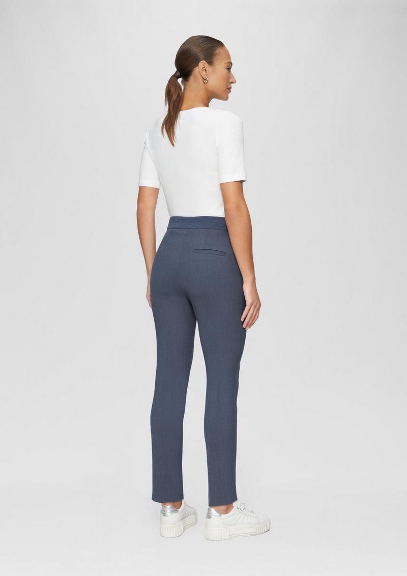 s.Oliver Cigarette Pants mit Elastikbund - dunkelblau