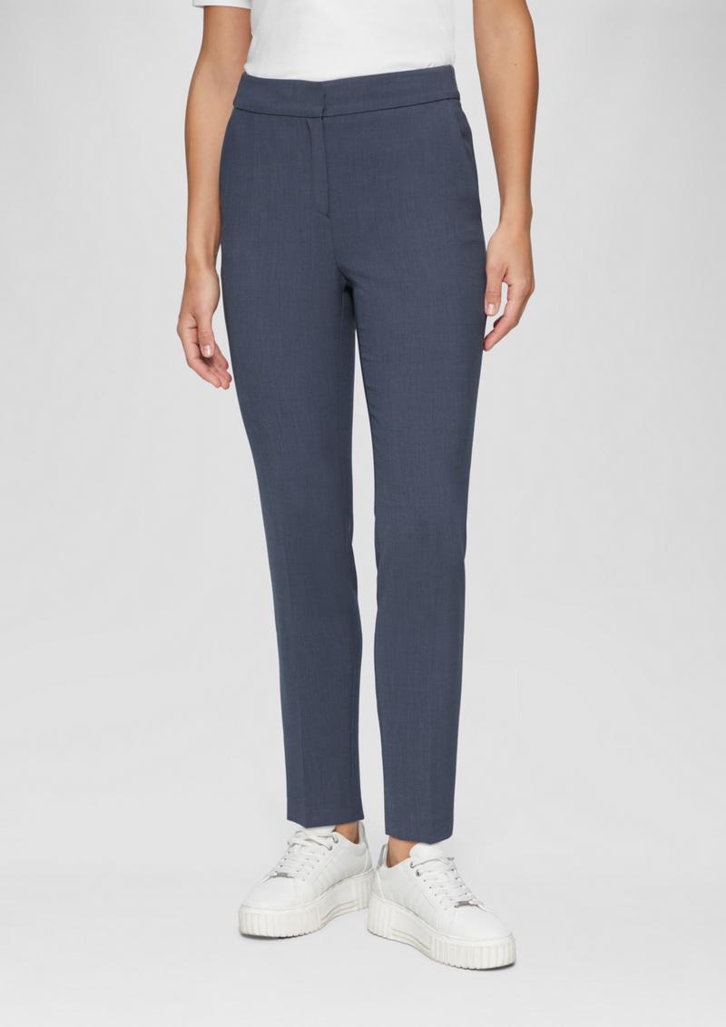 s.Oliver Cigarette Pants mit Elastikbund - dunkelblau