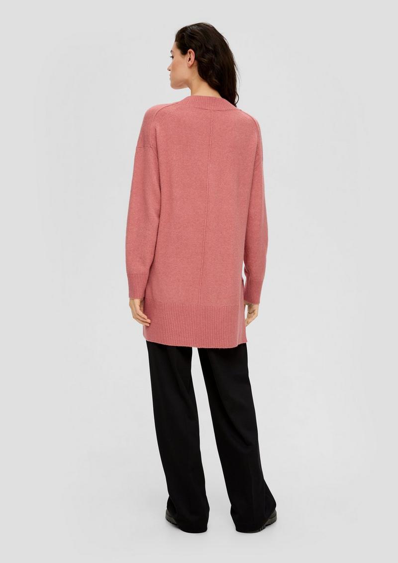 s.Oliver Strickpullover aus Wollmix - papaya