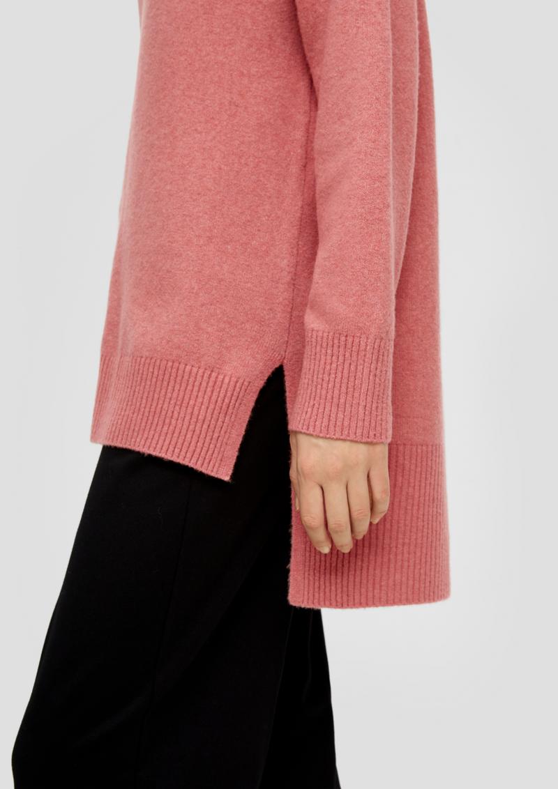 s.Oliver Strickpullover aus Wollmix - papaya