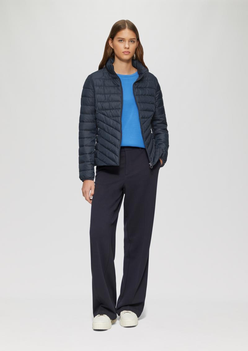s.Oliver Leichte Steppjacke mit Stehkragen - navy