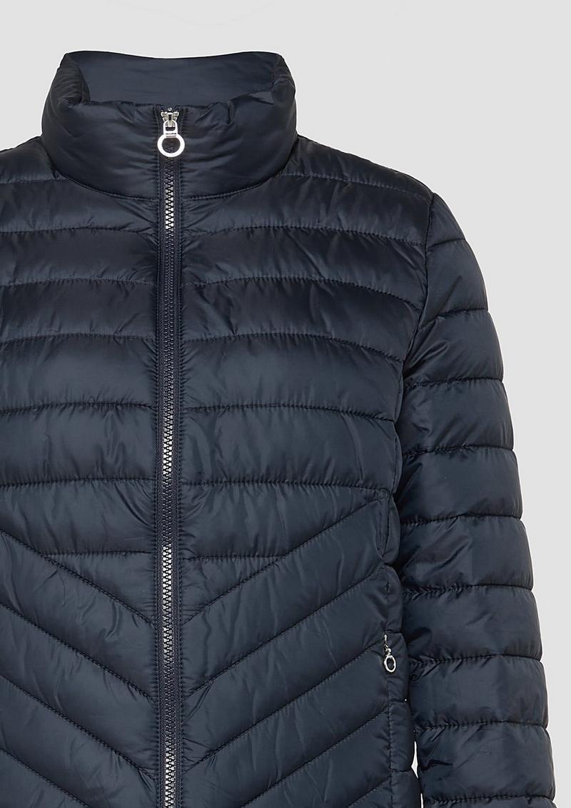 s.Oliver Leichte Steppjacke mit Stehkragen - navy