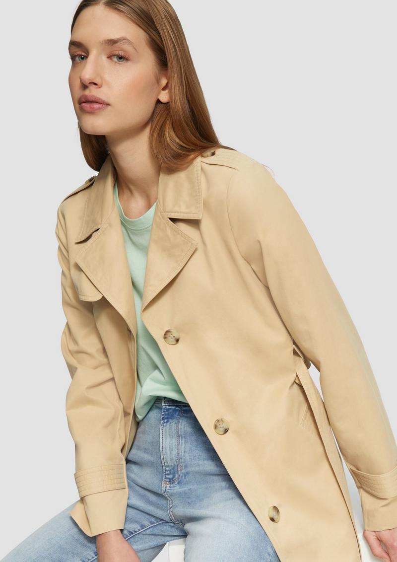 s.Oliver Kurzer Trench mit Gürtel - sandstein