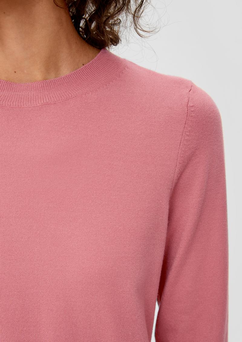 s.Oliver Pullover aus Viskosestretch - papaya