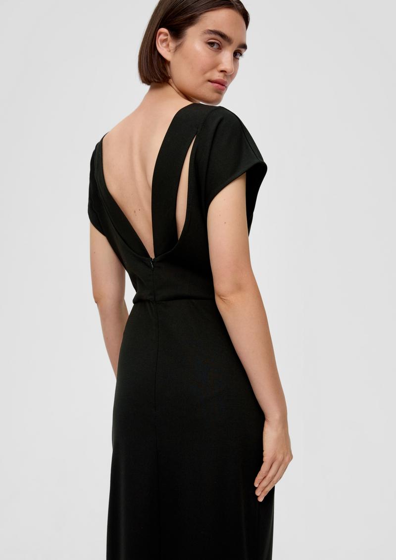 s.Oliver Kleid aus Viskosemix - schwarz